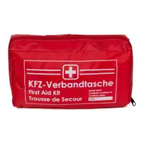 Verbandtasche Erste-Hilfe DIN13164 MHD 08.2028 + 5x Warnweste GELB + Warndreieck + Parkuhr