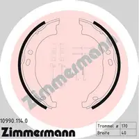 ZIMMERMANN 10990.114.0 Bremsbacken CITROEN Jumper FIAT Ducato PEUGEOT Boxer hinten