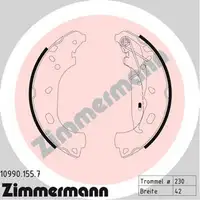 ZIMMERMANN Bremsbacken Satz für OPEL ASTRA H 1.2-1.8 1.3/1.7/1.9CDTI hinten