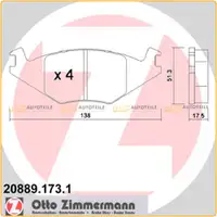 ZIMMERMANN Bremsscheiben + Bremsbeläge VW Golf 2 1.0 1.3 1.6 D Jetta 2 Polo 86c vorne