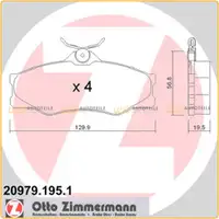 ZIMMERMANN Bremsscheiben + Beläge VW Transporter Bulli T3 ab 08.1985 vorne