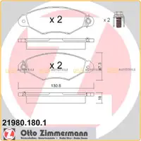 ZIMMERMANN Bremsbeläge Bremsbelagsatz CITROEN Xsara RENAULT Kangoo NISSAN Kubistar vorne