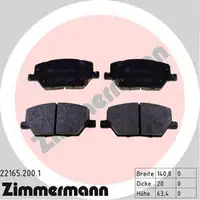 Zimmermann SPORT Bremsscheiben + Bremsbeläge FIAT 500X (334_) bis 12.2015 vorne