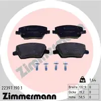 Zimmermann SPORT Bremsscheiben + Bremsbeläge FIAT Tipo (356_) 1.4 1.3/1.6 D vorne