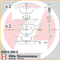 ZIMMERMANN Bremsbeläge Bremsklötze + Wako für BMW 5er E60 E61 6er E63 E64 vorne