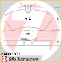 ZIMMERMANN Bremsscheiben + Bremsbeläge CITROEN C3 I 1.6 16V 1.6 HDi vorne