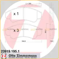 ZIMMERMANN Bremsscheiben + Beläge Wako CITROEN Jumper FIAT Ducato PEUGEOT Boxer 1,8t vorne