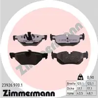 ZIMMERMANN rd:z Bremsbeläge BMW E81/82/87/88 E90/91/92/93 X1 E84 hinten