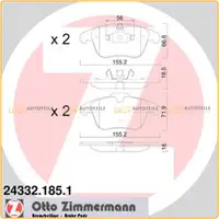 ZIMMERMANN Bremsscheiben + Bremsbeläge PEUGEOT 508 I 407 2.0 HDi vorne