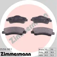 ZIMMERMANN Bremsscheiben + Beläge CITROEN C-Elysee (DD_) C4 Cactus PEUGEOT 301 vorne