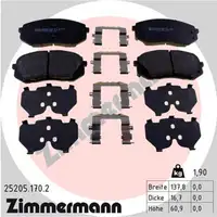 ZIMMERMANN Bremsscheiben + Bremsbeläge HYUNDAI i40 (VF) ix35 KIA Sportage 3 (SL) vorne