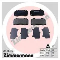 ZIMMERMANN Bremsscheiben + Bremsbeläge MAZDA MX-5 IV (ND) FIAT 124 Spider (348) vorne