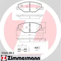 ZIMMERMANN Bremsbeläge für Skoda Fabia (NJ) 1ZE Rapid (NH) 14 Zoll 1ZE/1ZY vorne