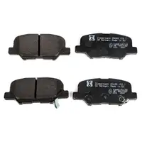 ZIMMERMANN Bremsbeläge CITROEN C4 Aircross MAZDA 6 (GJ, GL) PEUGEOT 4008 hinten