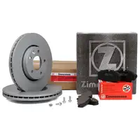 ZIMMERMANN Bremsscheiben + Beläge NISSAN Primastar OPEL Vivaro A RENAULT Trafic 2 vorne