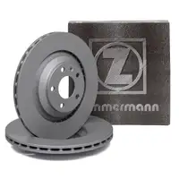 ZIMMERMANN Bremsscheiben Satz AUDI A6 (4F C6) PR-1KW/2EE/2EL hinten