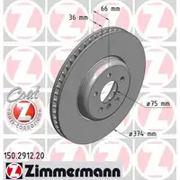 ZIMMERMANN Bremsscheiben Satz BMW 5er F10 F11 F07 6er F12 F13 F06 7er F01-F04 vorne