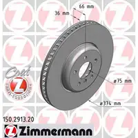 ZIMMERMANN Bremsscheiben Satz BMW 5er F10 F11 F07 6er F12 F13 F06 7er F01-F04 vorne