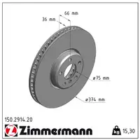 ZIMMERMANN Bremsscheiben + Beläge + Sensor BMW 5er GT F07 550i 7er F01-04 750i 760i vorne