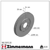 ZIMMERMANN Bremsscheiben + Bremsbeläge + Wako CITROEN C5 I II 3.0 V6 2.0/2.2 HDi vorne