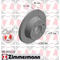 ZIMMERMANN Bremsscheiben FIAT Ducato 2.3 D CITROEN Jumper PEUGEOT Boxer 2.0 HDi hinten