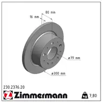 ZIMMERMANN Bremsscheiben + Beläge CITROEN Jumper FIAT Ducato PEUGEOT Boxer 2,0t hinten