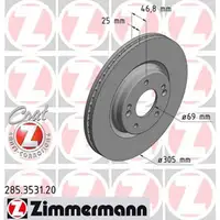 ZIMMERMANN Bremsscheiben + Beläge HYUNDAI Kanos 16" Tucson (TL) KIA Sportage 4 vorne