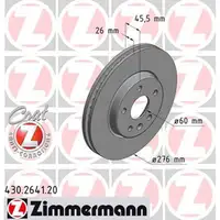 ZIMMERMANN Bremsscheiben + Bremsbeläge OPEL Astra K 15 Zoll vorne