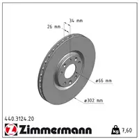 ZIMMERMANN Bremsscheiben + Beläge PEUGEOT RCZ 1.6 16V 2.0HDi vorne