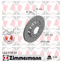 ZIMMERMANN Bremsscheiben + Bremsbeläge OPEL Corsa F Mokka PEUGEOT 2008 II 208 II hinten