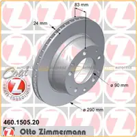 ZIMMERMANN Bremsscheiben Satz für Porsche 911 3.1 Carrera 3.2 SC Carrera hinten