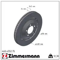 Zimmermann FORMULA Z Bremsscheiben Satz PORSCHE 992 GT3 510 PS PR-1LR/1LS vorne