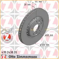 ZIMMERMANN Bremsscheiben für Renault Clio IV Grand Scenic III Laguna III vorne