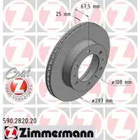 ZIMMERMANN Bremsscheiben Satz TOYOTA Hilux III Pick-up 2.5/3.0 D-4D vorne