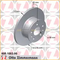 ZIMMERMANN Bremsscheiben VW Transporter Bulli T2 1.6 1.7 bis Fgst. 2122300000 vorne