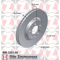 ZIMMERMANN Bremsscheiben Satz VW Multivan Transporter T5 PR-2E4 vorne