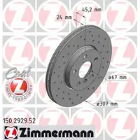 Zimmermann SPORT Bremsscheiben Satz BMW F45 F46 X1 F48 MINI F54 F60 Cooper vorne