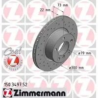 Zimmermann SPORT Bremsscheiben + Beläge + Wako BMW 1er F20 3er F30-34 4er F32-36 vorne