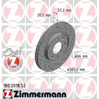 Zimmermann SPORT Bremsscheiben Satz Berlingo BX Xsara 206 306 405 Partner vorne