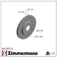 Zimmermann SPORT Bremsscheiben + Beläge CITROEN C1 PEUGEOT 107 TOYOTA Aygo B1 B4 vorne