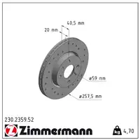 Zimmermann SPORT Bremsscheiben + Beläge FIAT Punto (188_) 1.4 1.3 JTD 1.9 JTD vorne