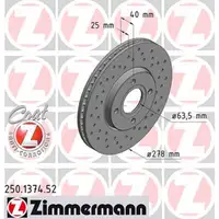 Zimmermann SPORT Bremsscheiben + Bremsbeläge FORD Ecosport vorne