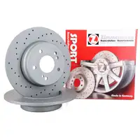 Zimmermann SPORT Bremsscheiben Ø 290mm MERCEDES W202 C36AMG W203 W210 R171 hinten