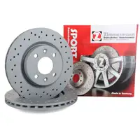 Zimmermann SPORT Bremsscheiben Satz RENAULT Clio 1 2 Megane 1 Twingo 1 2 vorne