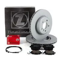 ZIMMERMANN Bremsscheiben + Beläge + Sensor BMW 5er F10 535/550i 530/535d 6er F13/06 hinten