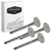 4x Auslassventil Ø 34mm für PORSCHE 356 C 1600 / SC + 912 1.6 61610540601