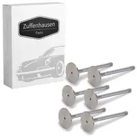 6x Auslassventil für PORSCHE 993 3.8 Carrera RS 300 PS 1995-1997 99310541943