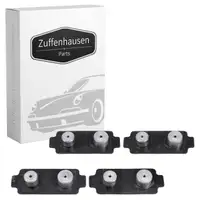 4x Bremsträgerplatte für PORSCHE Boxster Cayman (987) 2.7 240/245 PS vorne 98735108801