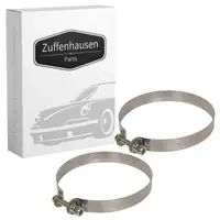 2x Auspuffschelle Spannband Endschalldämpfer für PORSCHE 911 K-Jetronic 65-83 90111115704