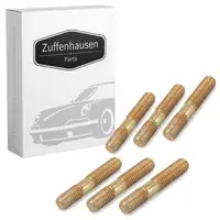 6x Stehbolzen Wärmetauscher M8x30mm für PORSCHE 911 3.0-3.3 964 3.3/3.6 Turbo 99906223902